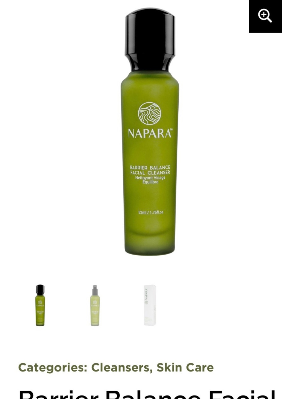 Barrier Balance Facial Cleanser - Green